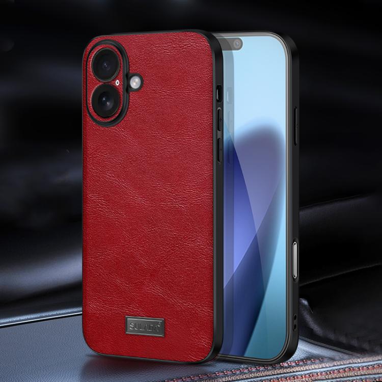 SULADA 衝撃吸収 TPU ハイブリッド 手作りレザー電話ケース、iPhone 17 Pro Max 用、iPhone 17 Pro 用、iPhone 17 用、iPhone Air 用