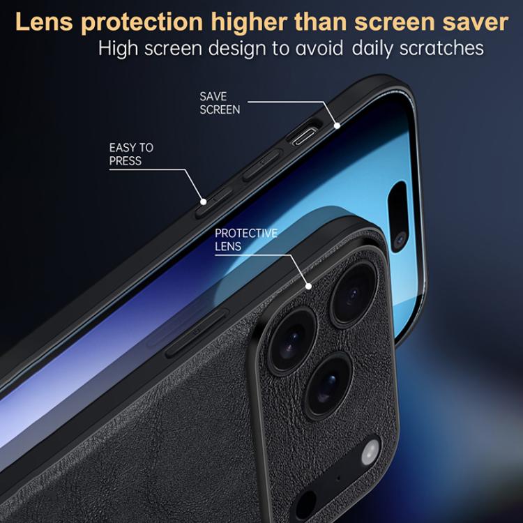 SULADA 衝撃吸収 TPU ハイブリッド 手作りレザー電話ケース、iPhone 17 Pro Max 用、iPhone 17 Pro 用、iPhone 17 用、iPhone Air 用