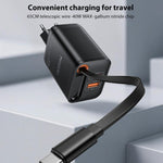 Yesido YC99 40W 急速充電器 伸縮式 Type-C ケーブル付き、YC99