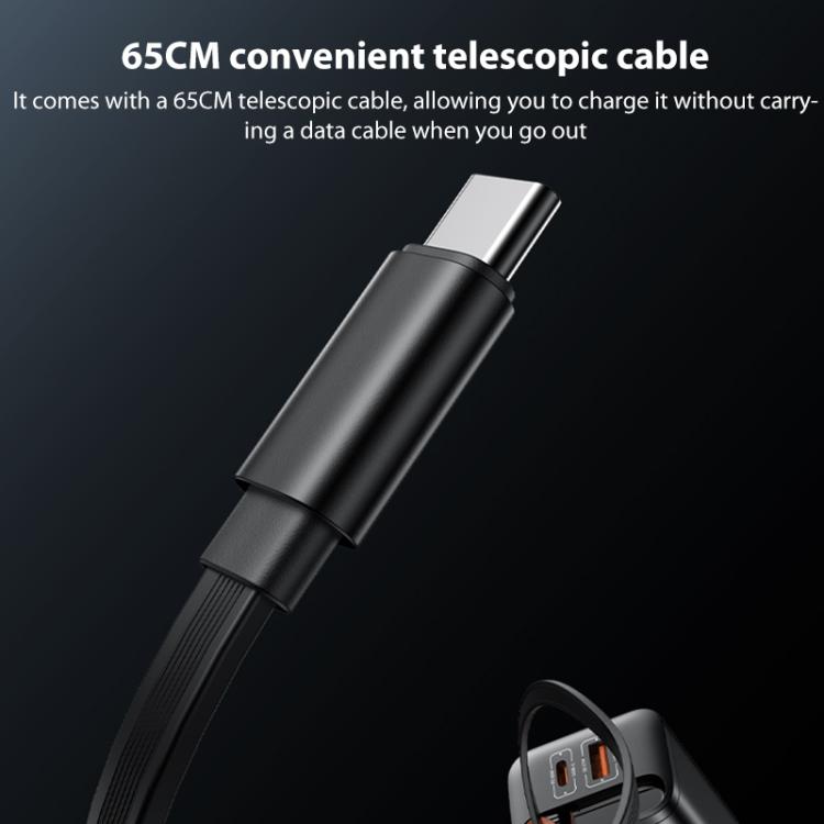 Yesido YC99 40W 急速充電器 伸縮式 Type-C ケーブル付き、YC99