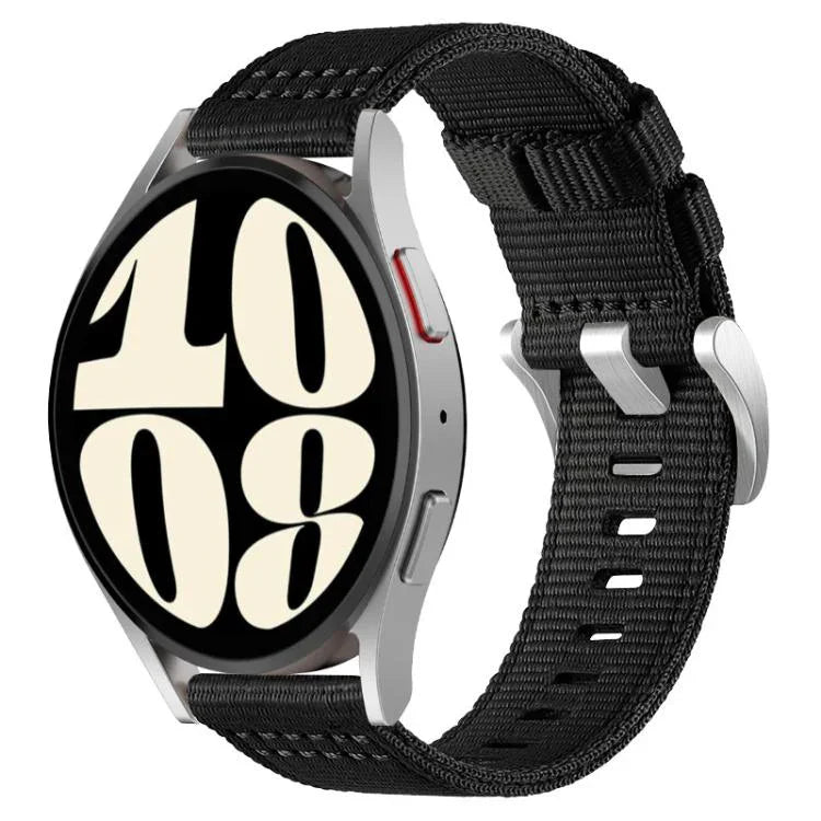 xDfind 2セクションナイロンウォッチバンド、Samsung Galaxy Watch Ultra / Ultra 2025 用、Samsung Galaxy Watch8 / 8 Classic 用、Samsung Galaxy Watch 7 / 6 / 5 / FE 用