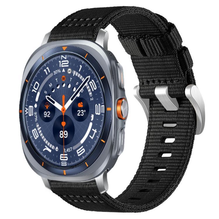 xDfind 2セクションナイロンウォッチバンド、Samsung Galaxy Watch Ultra / Ultra 2025 用、Samsung Galaxy Watch8 / 8 Classic 用、Samsung Galaxy Watch 7 / 6 / 5 / FE 用