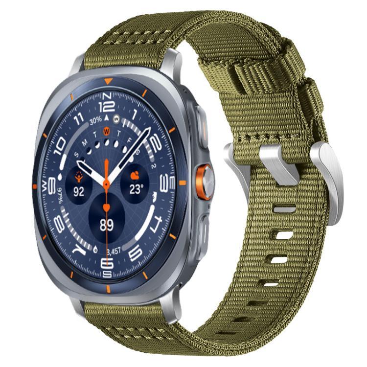 xDfind 2セクションナイロンウォッチバンド、Samsung Galaxy Watch Ultra / Ultra 2025 用、Samsung Galaxy Watch8 / 8 Classic 用、Samsung Galaxy Watch 7 / 6 / 5 / FE 用