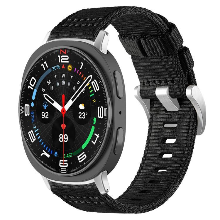 xDfind 2セクションナイロンウォッチバンド、Samsung Galaxy Watch Ultra / Ultra 2025 用、Samsung Galaxy Watch8 / 8 Classic 用、Samsung Galaxy Watch 7 / 6 / 5 / FE 用