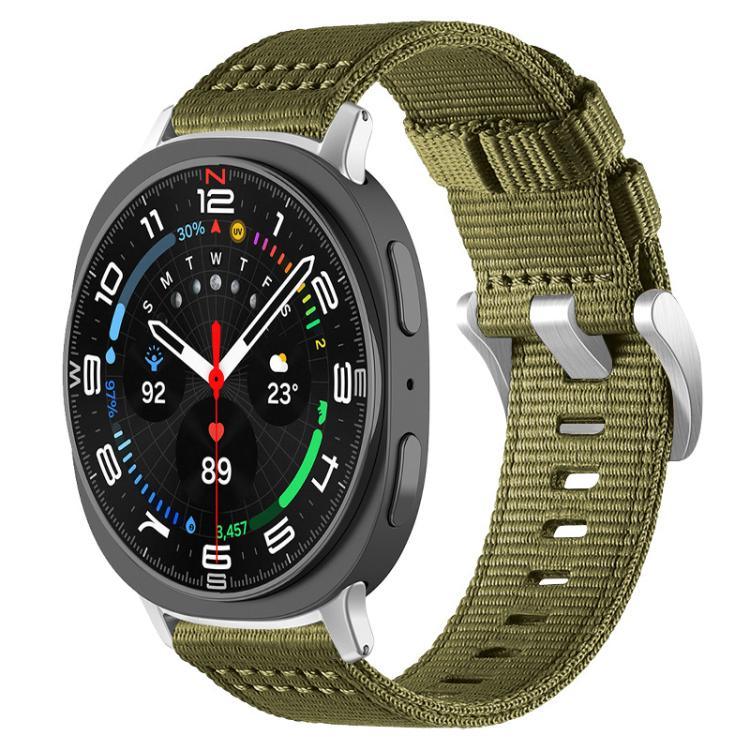 xDfind 2セクションナイロンウォッチバンド、Samsung Galaxy Watch Ultra / Ultra 2025 用、Samsung Galaxy Watch8 / 8 Classic 用、Samsung Galaxy Watch 7 / 6 / 5 / FE 用