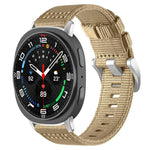 xDfind 2セクションナイロンウォッチバンド、Samsung Galaxy Watch Ultra / Ultra 2025 用、Samsung Galaxy Watch8 / 8 Classic 用、Samsung Galaxy Watch 7 / 6 / 5 / FE 用