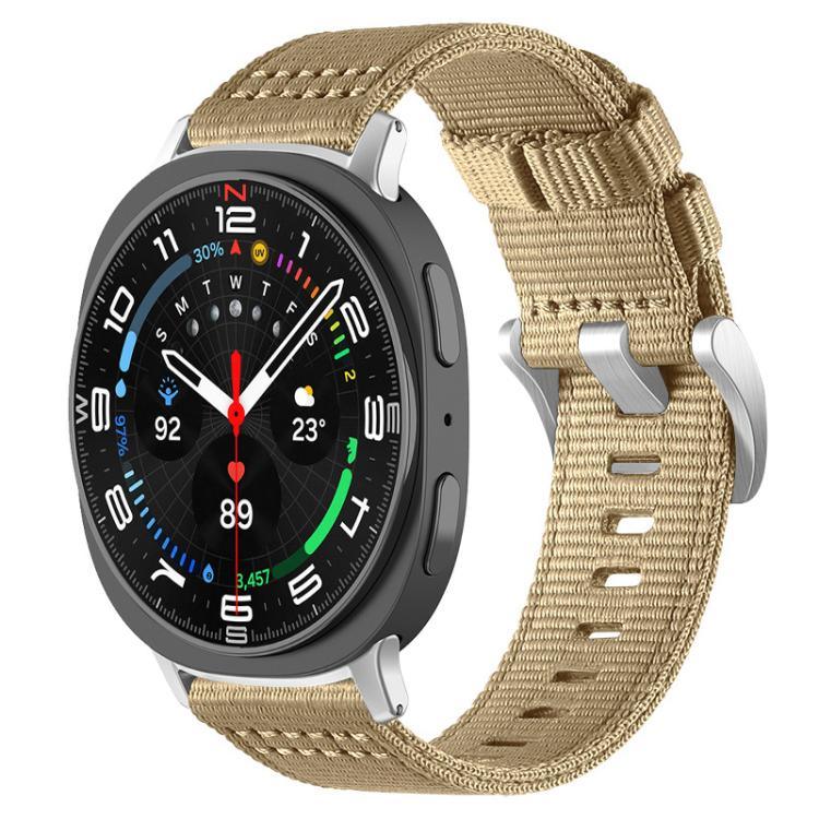 xDfind 2セクションナイロンウォッチバンド、Samsung Galaxy Watch Ultra / Ultra 2025 用、Samsung Galaxy Watch8 / 8 Classic 用、Samsung Galaxy Watch 7 / 6 / 5 / FE 用
