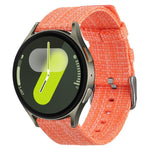 xDfind ナイロンキャンバスウォッチバンド、Samsung Galaxy Watch Ultra / Ultra 2025 用、Samsung Galaxy Watch8 / 8 Classic 用、Samsung Galaxy Watch 7 / 6 / 5 / FE 用、Samsung Galaxy Fit3 用