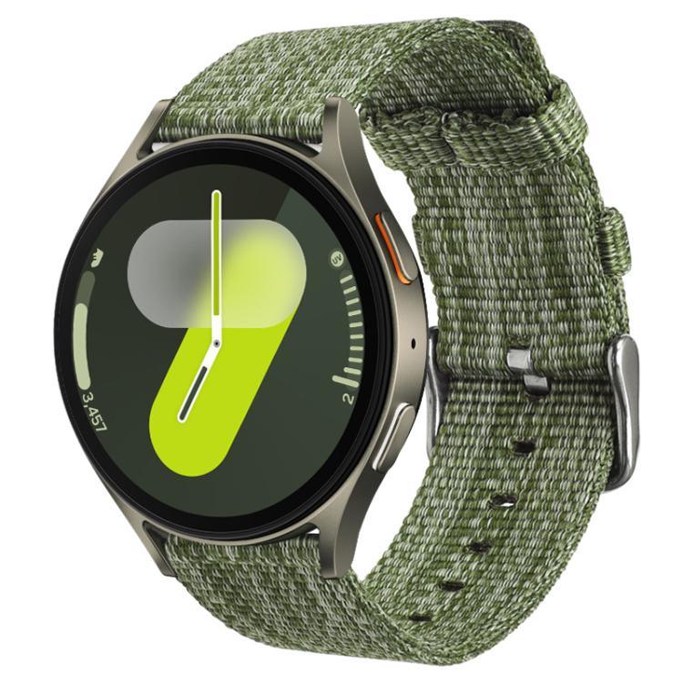 xDfind ナイロンキャンバスウォッチバンド、Samsung Galaxy Watch Ultra / Ultra 2025 用、Samsung Galaxy Watch8 / 8 Classic 用、Samsung Galaxy Watch 7 / 6 / 5 / FE 用、Samsung Galaxy Fit3 用