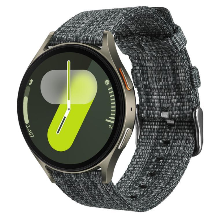 xDfind ナイロンキャンバスウォッチバンド、Samsung Galaxy Watch Ultra / Ultra 2025 用、Samsung Galaxy Watch8 / 8 Classic 用、Samsung Galaxy Watch 7 / 6 / 5 / FE 用、Samsung Galaxy Fit3 用