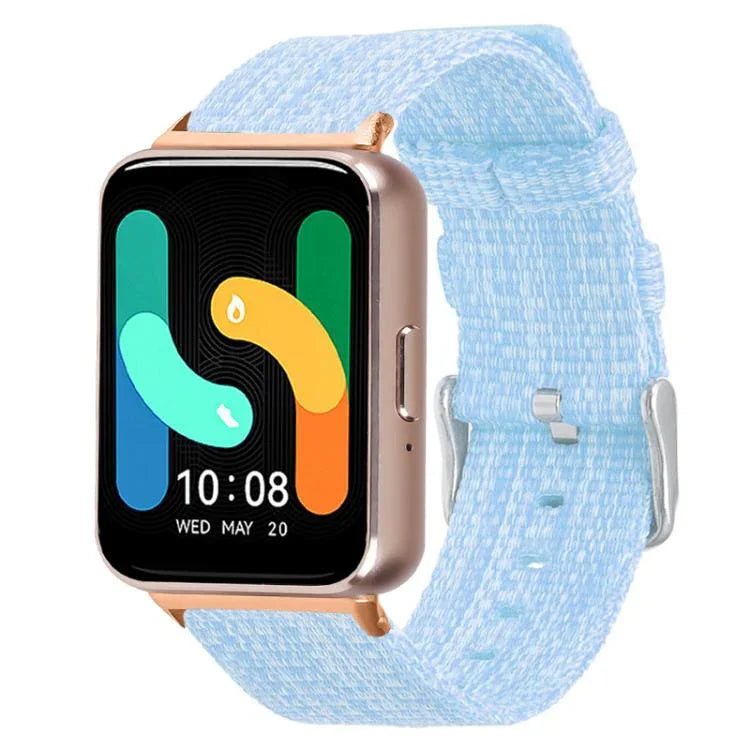 xDfind ナイロンキャンバスウォッチバンド、Samsung Galaxy Watch Ultra / Ultra 2025 用、Samsung Galaxy Watch8 / 8 Classic 用、Samsung Galaxy Watch 7 / 6 / 5 / FE 用、Samsung Galaxy Fit3 用
