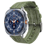 xDfind ナイロンキャンバスウォッチバンド、Samsung Galaxy Watch Ultra / Ultra 2025 用、Samsung Galaxy Watch8 / 8 Classic 用、Samsung Galaxy Watch 7 / 6 / 5 / FE 用、Samsung Galaxy Fit3 用