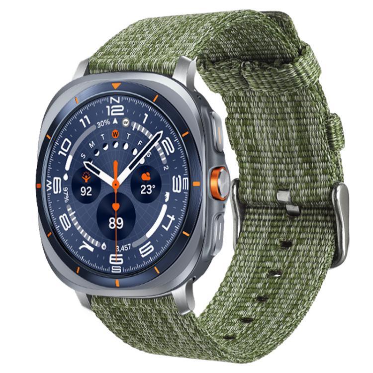 xDfind ナイロンキャンバスウォッチバンド、Samsung Galaxy Watch Ultra / Ultra 2025 用、Samsung Galaxy Watch8 / 8 Classic 用、Samsung Galaxy Watch 7 / 6 / 5 / FE 用、Samsung Galaxy Fit3 用