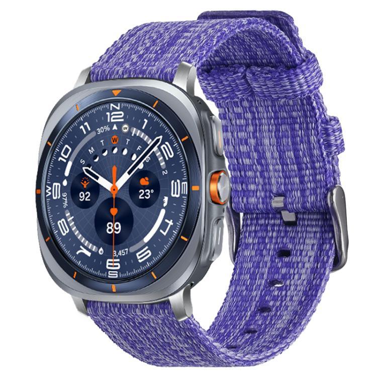 xDfind ナイロンキャンバスウォッチバンド、Samsung Galaxy Watch Ultra / Ultra 2025 用、Samsung Galaxy Watch8 / 8 Classic 用、Samsung Galaxy Watch 7 / 6 / 5 / FE 用、Samsung Galaxy Fit3 用