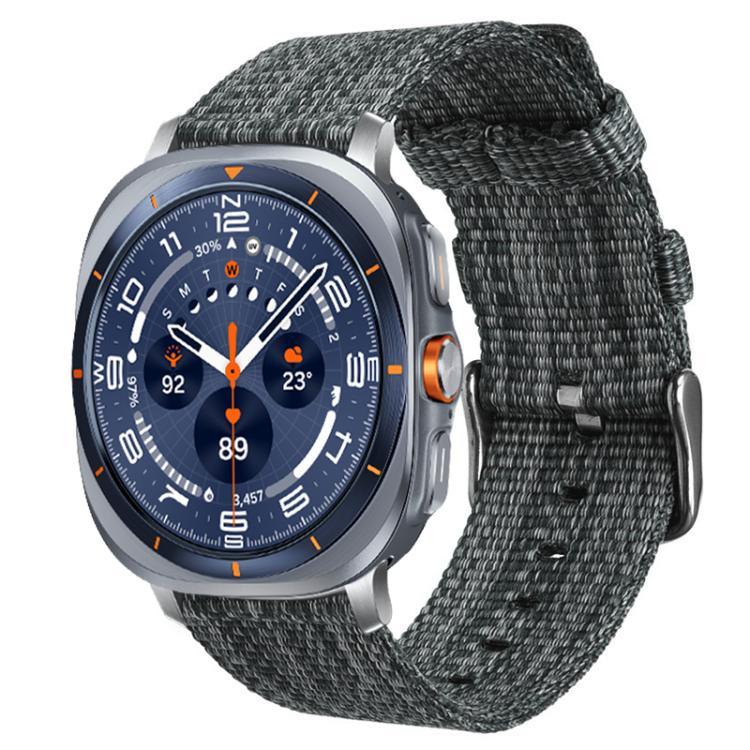 xDfind ナイロンキャンバスウォッチバンド、Samsung Galaxy Watch Ultra / Ultra 2025 用、Samsung Galaxy Watch8 / 8 Classic 用、Samsung Galaxy Watch 7 / 6 / 5 / FE 用、Samsung Galaxy Fit3 用