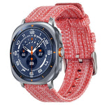 xDfind ナイロンキャンバスウォッチバンド、Samsung Galaxy Watch Ultra / Ultra 2025 用、Samsung Galaxy Watch8 / 8 Classic 用、Samsung Galaxy Watch 7 / 6 / 5 / FE 用、Samsung Galaxy Fit3 用