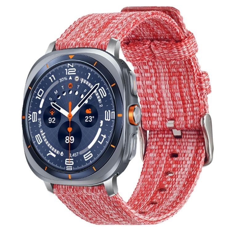 xDfind ナイロンキャンバスウォッチバンド、Samsung Galaxy Watch Ultra / Ultra 2025 用、Samsung Galaxy Watch8 / 8 Classic 用、Samsung Galaxy Watch 7 / 6 / 5 / FE 用、Samsung Galaxy Fit3 用