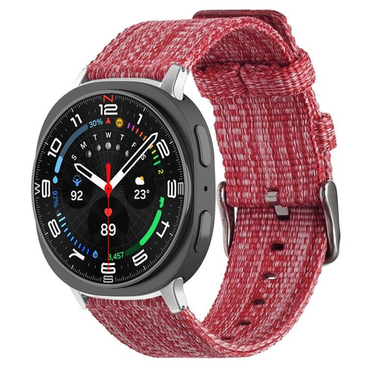 xDfind ナイロンキャンバスウォッチバンド、Samsung Galaxy Watch Ultra / Ultra 2025 用、Samsung Galaxy Watch8 / 8 Classic 用、Samsung Galaxy Watch 7 / 6 / 5 / FE 用、Samsung Galaxy Fit3 用