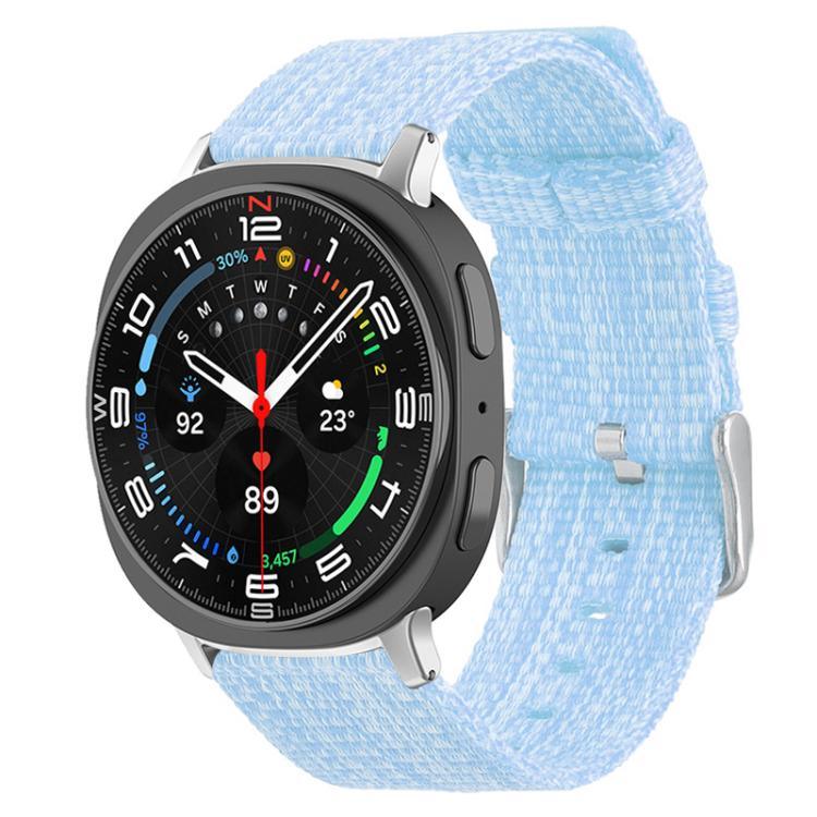 xDfind ナイロンキャンバスウォッチバンド、Samsung Galaxy Watch Ultra / Ultra 2025 用、Samsung Galaxy Watch8 / 8 Classic 用、Samsung Galaxy Watch 7 / 6 / 5 / FE 用、Samsung Galaxy Fit3 用