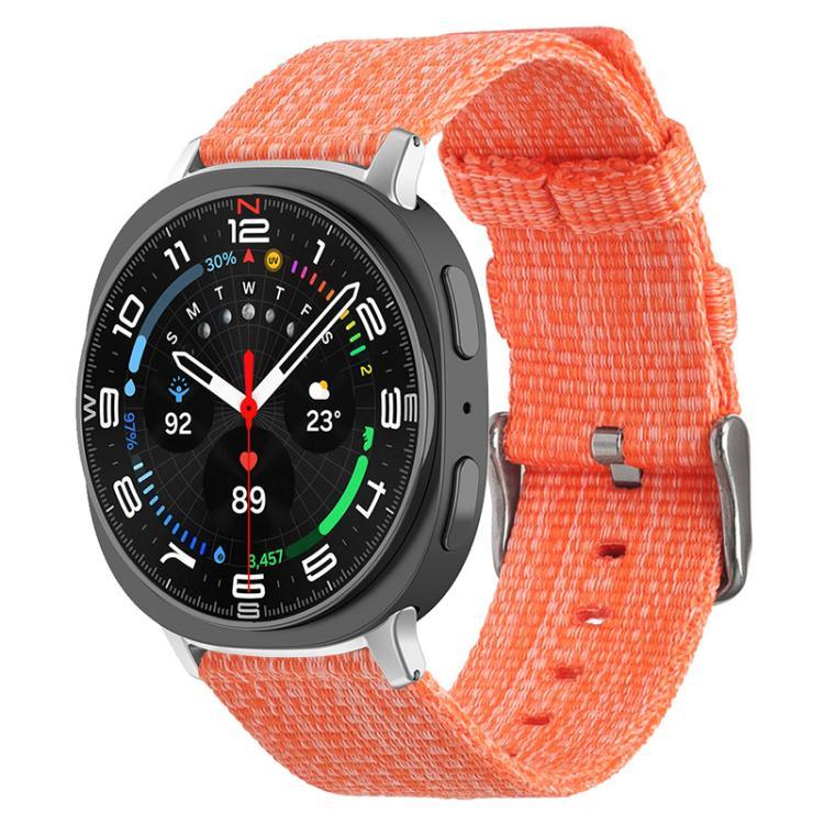 xDfind ナイロンキャンバスウォッチバンド、Samsung Galaxy Watch Ultra / Ultra 2025 用、Samsung Galaxy Watch8 / 8 Classic 用、Samsung Galaxy Watch 7 / 6 / 5 / FE 用、Samsung Galaxy Fit3 用
