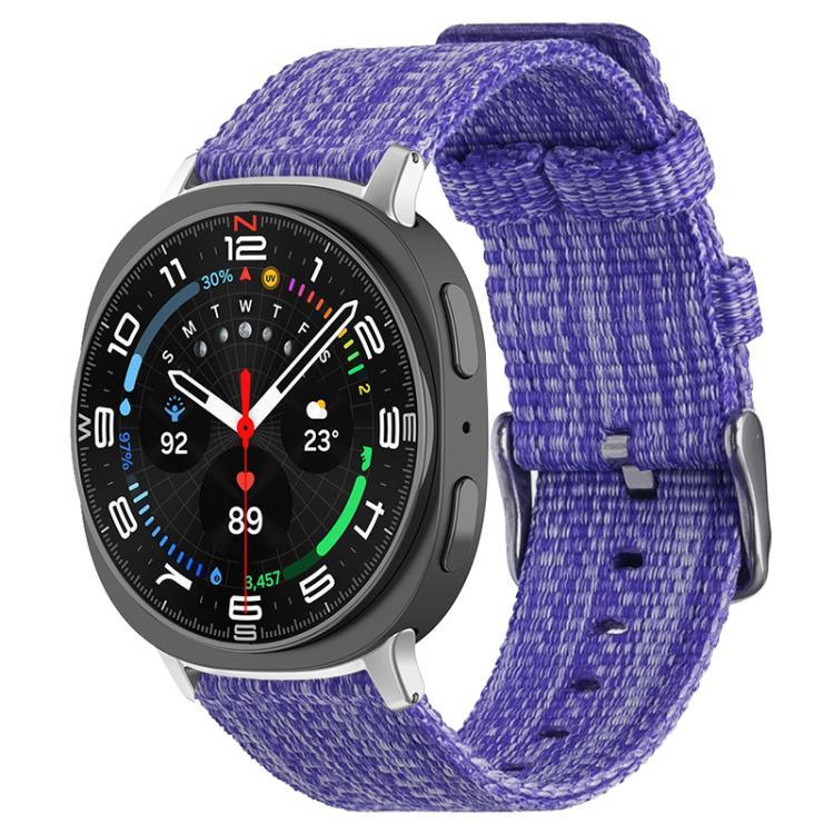 xDfind ナイロンキャンバスウォッチバンド、Samsung Galaxy Watch Ultra / Ultra 2025 用、Samsung Galaxy Watch8 / 8 Classic 用、Samsung Galaxy Watch 7 / 6 / 5 / FE 用、Samsung Galaxy Fit3 用