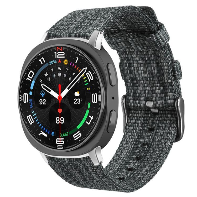 xDfind ナイロンキャンバスウォッチバンド、Samsung Galaxy Watch Ultra / Ultra 2025 用、Samsung Galaxy Watch8 / 8 Classic 用、Samsung Galaxy Watch 7 / 6 / 5 / FE 用、Samsung Galaxy Fit3 用