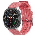 xDfind ナイロンキャンバスウォッチバンド、Samsung Galaxy Watch Ultra / Ultra 2025 用、Samsung Galaxy Watch8 / 8 Classic 用、Samsung Galaxy Watch 7 / 6 / 5 / FE 用、Samsung Galaxy Fit3 用