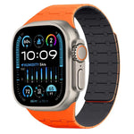 xDfind コントラストカラー マグネットシリコンウォッチバンド、Apple Watch 42 / 44 / 45 / 46 / 49mm用、Apple Watch 38 / 40 / 41 / S10 42mm用