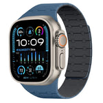 xDfind コントラストカラー マグネットシリコンウォッチバンド、Apple Watch 42 / 44 / 45 / 46 / 49mm用、Apple Watch 38 / 40 / 41 / S10 42mm用