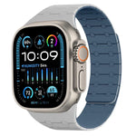 xDfind コントラストカラー マグネットシリコンウォッチバンド、Apple Watch 42 / 44 / 45 / 46 / 49mm用、Apple Watch 38 / 40 / 41 / S10 42mm用