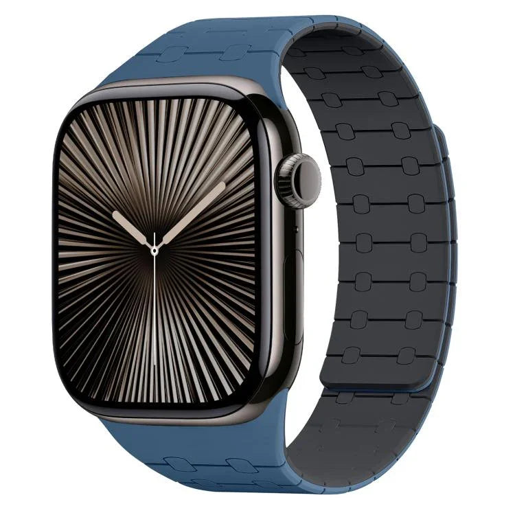 xDfind コントラストカラー マグネットシリコンウォッチバンド、Apple Watch 42 / 44 / 45 / 46 / 49mm用、Apple Watch 38 / 40 / 41 / S10 42mm用