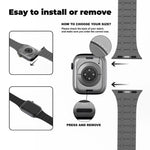 xDfind コントラストカラー マグネットシリコンウォッチバンド、Apple Watch 42 / 44 / 45 / 46 / 49mm用、Apple Watch 38 / 40 / 41 / S10 42mm用