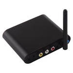 Measy AV240 2.4GHz ワイヤレス音声/映像送信機＆受信機 赤外線リターン機能付き、距離: 400m、AV240 ブラック