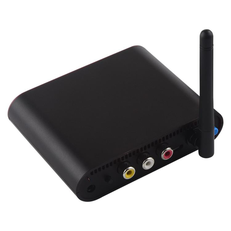 Measy AV240 2.4GHz ワイヤレス音声/映像送信機＆受信機 赤外線リターン機能付き、距離: 400m、AV240 ブラック