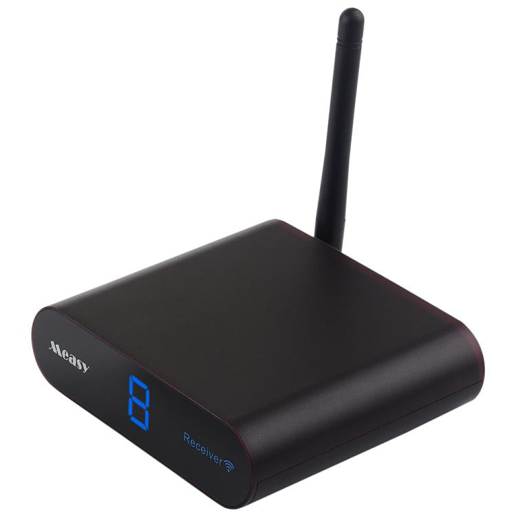 Measy AV530 5.8GHz ワイヤレス音声/映像送信機＆受信機、距離: 300m、AV530 ブラック