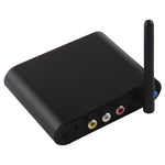 Measy AV530 5.8GHz ワイヤレス音声/映像送信機＆受信機、距離: 300m、AV530 ブラック