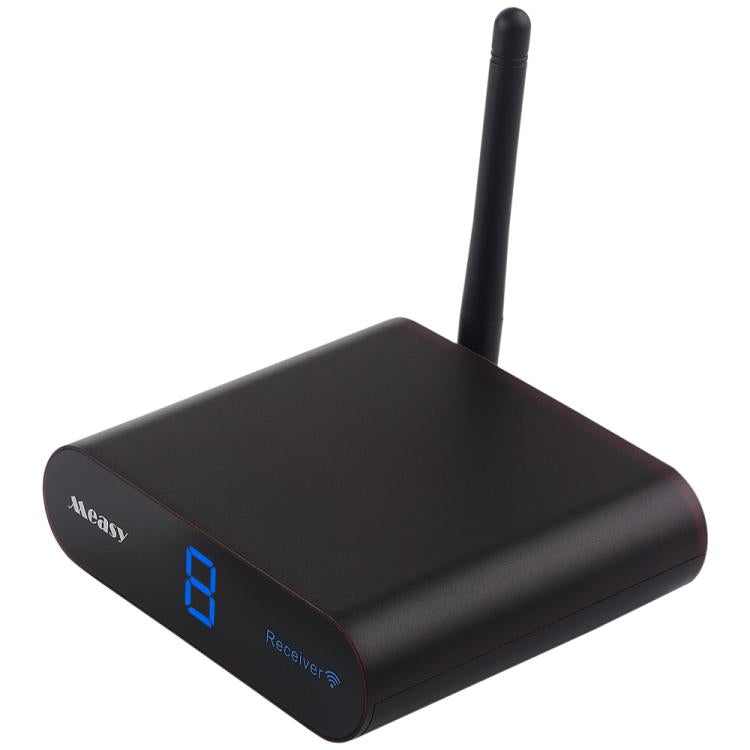 Measy AV540 5.8GHz ワイヤレス音声/映像送信機＆受信機 赤外線リターン機能付き、距離: 400m、AV540 ブラック