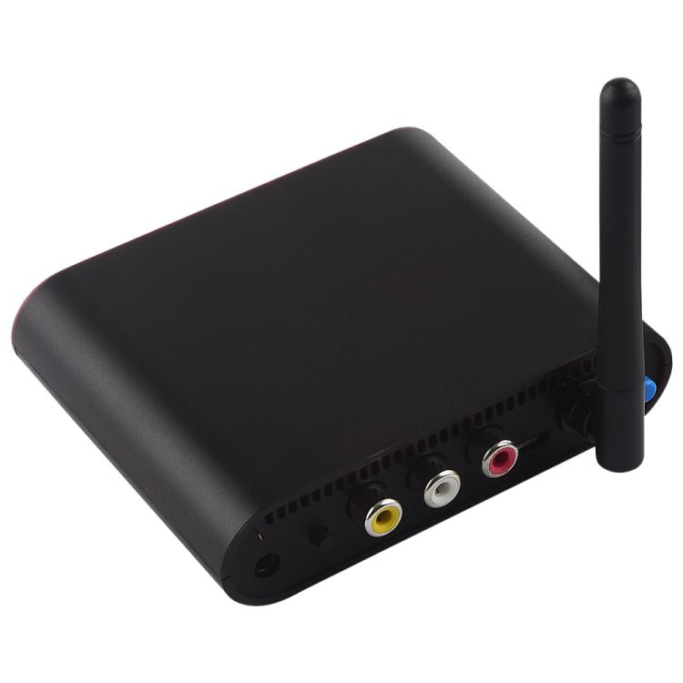 Measy AV230 2.4GHz ワイヤレス音声/映像送信機＆受信機 赤外線リターン機能付き、距離: 300m、AV230 ブラック