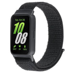 xDfind ウォッチフレーム一体型ナイロンフック＆ループファスナウォッチバンド、Samsung Galaxy Fit 3 用