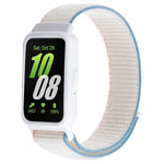 xDfind ウォッチフレーム一体型ナイロンフック＆ループファスナウォッチバンド、Samsung Galaxy Fit 3 用