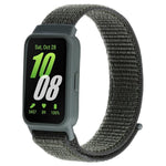 xDfind ウォッチフレーム一体型ナイロンフック＆ループファスナウォッチバンド、Samsung Galaxy Fit 3 用