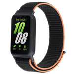 xDfind ウォッチフレーム一体型ナイロンフック＆ループファスナウォッチバンド、Samsung Galaxy Fit 3 用