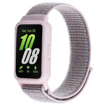 xDfind ウォッチフレーム一体型ナイロンフック＆ループファスナウォッチバンド、Samsung Galaxy Fit 3 用