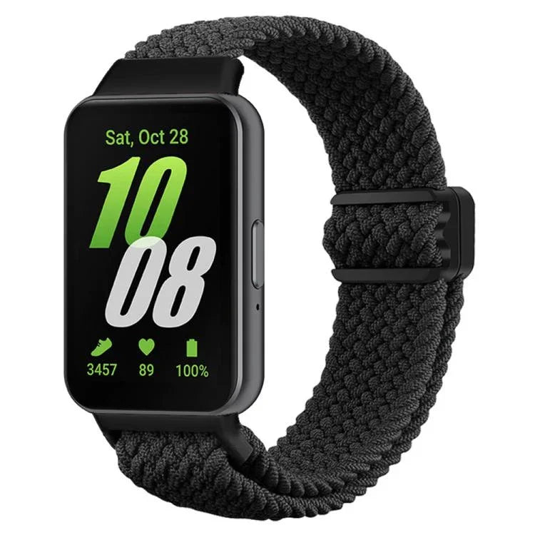 xDfind マグネティックバックルナイロン編みウォッチバンド、Samsung Galaxy Fit 3 用
