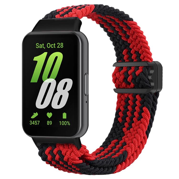 xDfind マグネティックバックルナイロン編みウォッチバンド、Samsung Galaxy Fit 3 用