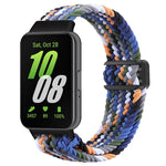 xDfind マグネティックバックルナイロン編みウォッチバンド、Samsung Galaxy Fit 3 用