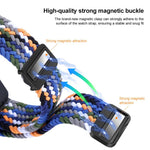 xDfind マグネティックバックルナイロン編みウォッチバンド、Samsung Galaxy Fit 3 用