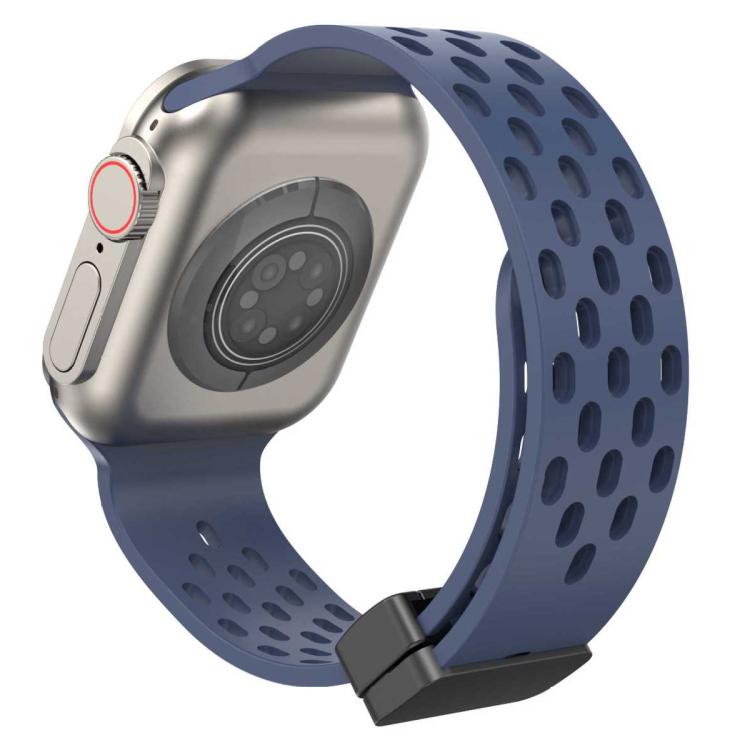 xDfind マグネットクラスプシリコンウォッチバンド、Apple Watch 42 / 44 / 45 / 46 / 49mm用、Apple Watch 38 / 40 / 41 / S10 42mm用