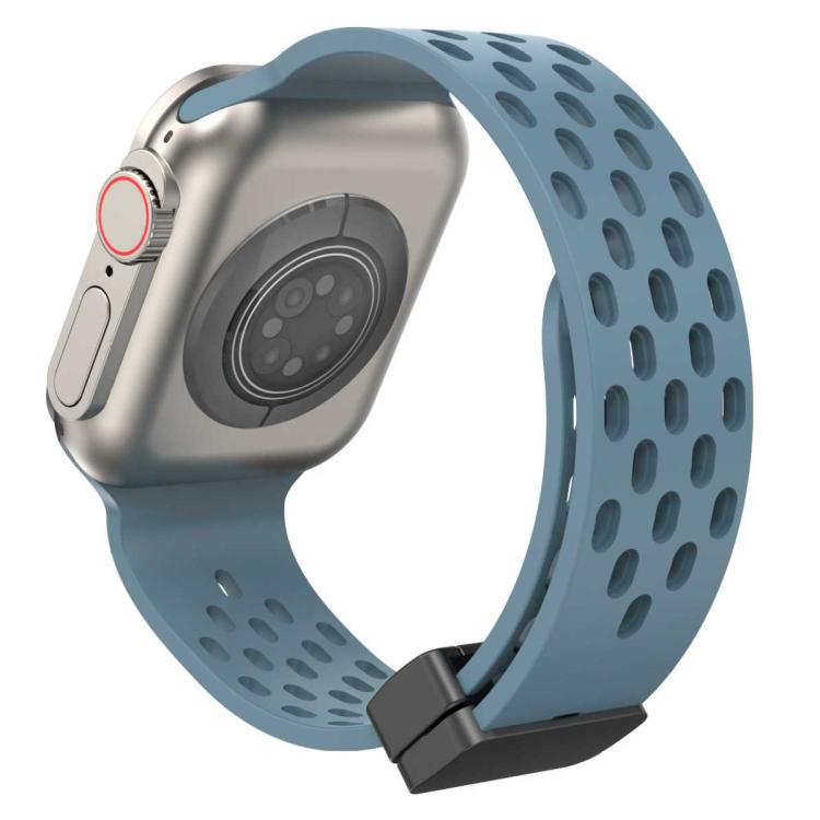 xDfind マグネットクラスプシリコンウォッチバンド、Apple Watch 42 / 44 / 45 / 46 / 49mm用、Apple Watch 38 / 40 / 41 / S10 42mm用