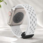 xDfind マグネットクラスプシリコンウォッチバンド、Apple Watch 42 / 44 / 45 / 46 / 49mm用、Apple Watch 38 / 40 / 41 / S10 42mm用